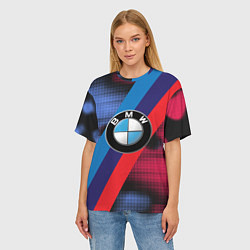 Футболка оверсайз женская BMW Luxury, цвет: 3D-принт — фото 2