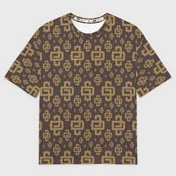Футболка оверсайз женская Monogramm Pattern Dope Camo Dope Street Market, цвет: 3D-принт