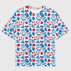 Женская футболка оверсайз Русский Символизм