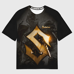 Футболка оверсайз женская SABATON - СПАРТАНЕЦ, цвет: 3D-принт
