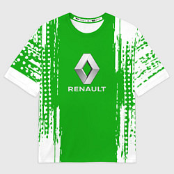 Женская футболка оверсайз RENAULT РЕНО sport