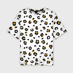 Женская футболка оверсайз Пятна леопарда leopard spots