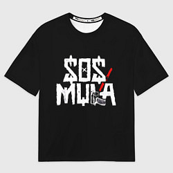 Женская футболка оверсайз ZillaKami x SosMula City Morgue