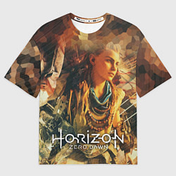 Футболка оверсайз женская Элой-рыжая воительница, цвет: 3D-принт