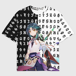 Футболка оверсайз женская СЯО - АДЕПТ ГЕНШИН ИМПАКТ, цвет: 3D-принт