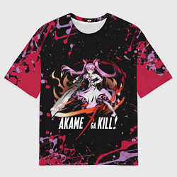 Футболка оверсайз женская Опасная Майн, цвет: 3D-принт