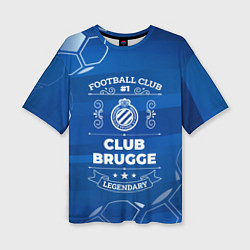 Женская футболка оверсайз Club Brugge FC 1