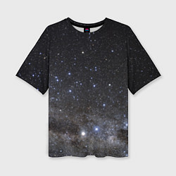 Женская футболка оверсайз Космический космос