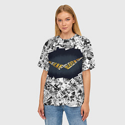 Футболка оверсайз женская Гуррен-Лаганн Верь в меня, который верит в тебя, цвет: 3D-принт — фото 2