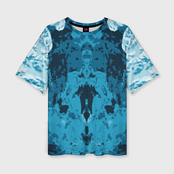 Женская футболка оверсайз Абстрактный графический узор Abstraction