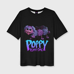 Футболка оверсайз женская POPPY PLAYTIME PJ Pug-a-Pillar, цвет: 3D-принт