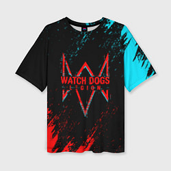 Футболка оверсайз женская Watch Dogs 2 watch dogs: legion, цвет: 3D-принт