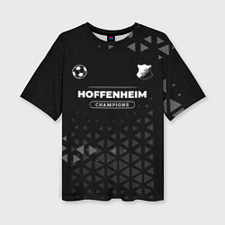 Футболка оверсайз женская Hoffenheim Форма Champions, цвет: 3D-принт