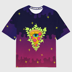 Футболка оверсайз женская ACID PIZZA, цвет: 3D-принт