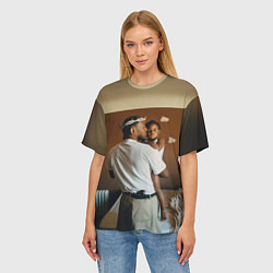 Футболка оверсайз женская Kendrick Lamar, Mr Morale & The Big Steppers, цвет: 3D-принт — фото 2