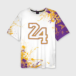 Женская футболка оверсайз Коби Брайант Lakers 24