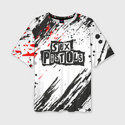 Футболка оверсайз женская Sex Pistols Big Logo, цвет: 3D-принт