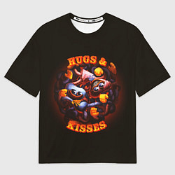 Футболка оверсайз женская Кисси Мисси и Хагги Вагги, цвет: 3D-принт