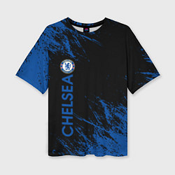 Женская футболка оверсайз Chelsea текстура