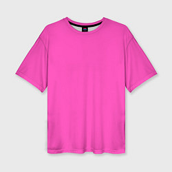 Женская футболка оверсайз Яркий розовый из фильма Барби