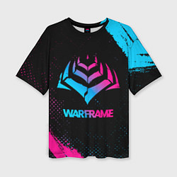 Футболка оверсайз женская Warframe Neon Gradient, цвет: 3D-принт