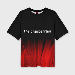 Футболка оверсайз женская The Cranberries Red Plasma, цвет: 3D-принт
