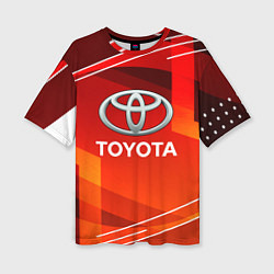 Футболка оверсайз женская Toyota Abstraction Sport, цвет: 3D-принт