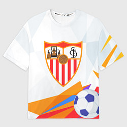 Футболка оверсайз женская Sevilla Абстракция, цвет: 3D-принт