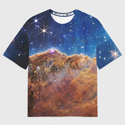 Женская футболка оверсайз Туманность Киля