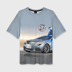 Женская футболка оверсайз Buick Riviera - Concept - Nature