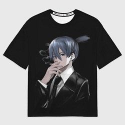 Футболка оверсайз женская Человек бензопила Аки Хаякава, цвет: 3D-принт