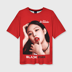 Женская футболка оверсайз Blackpink Beautiful Jennie