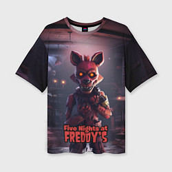 Футболка оверсайз женская Five Nights at Freddys Mangle, цвет: 3D-принт