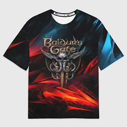 Футболка оверсайз женская Baldurs Gate 3 logo, цвет: 3D-принт