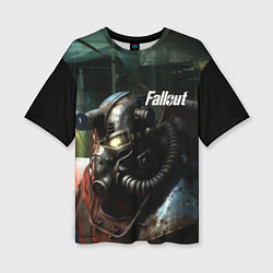Футболка оверсайз женская Fallout dark style, цвет: 3D-принт