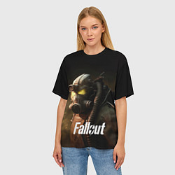 Футболка оверсайз женская Fallout game, цвет: 3D-принт — фото 2