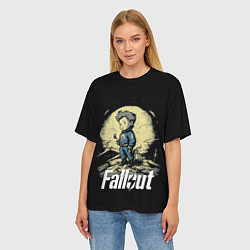 Футболка оверсайз женская Fallout boy, цвет: 3D-принт — фото 2