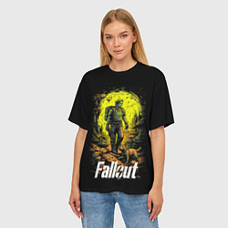 Футболка оверсайз женская Fallout poster, цвет: 3D-принт — фото 2