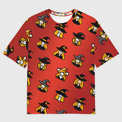 Женская футболка оверсайз Ведьмочки