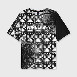 Женская футболка оверсайз Minecraft online game