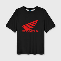 Женская футболка оверсайз Honda sportcar