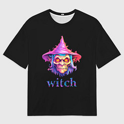 Футболка оверсайз женская Cartoon witch, цвет: 3D-принт