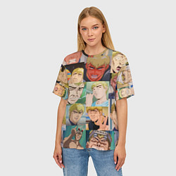 Футболка оверсайз женская ГТО - Эйкити, цвет: 3D-принт — фото 2