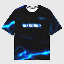 Футболка оверсайз женская Team Fortress storm electo, цвет: 3D-принт