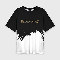 Женская футболка оверсайз Elden ring gold