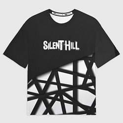 Женская футболка оверсайз Silent Hill геометрия