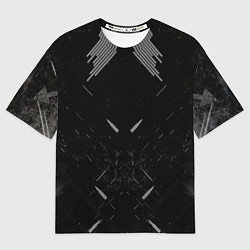 Женская футболка оверсайз Летящие пули