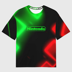 Женская футболка оверсайз Nintendo игровой мир