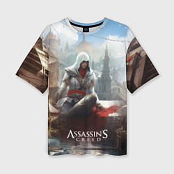 Футболка оверсайз женская Assassins creed poster game, цвет: 3D-принт