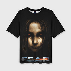 Футболка оверсайз женская FEAR - Alma, цвет: 3D-принт
